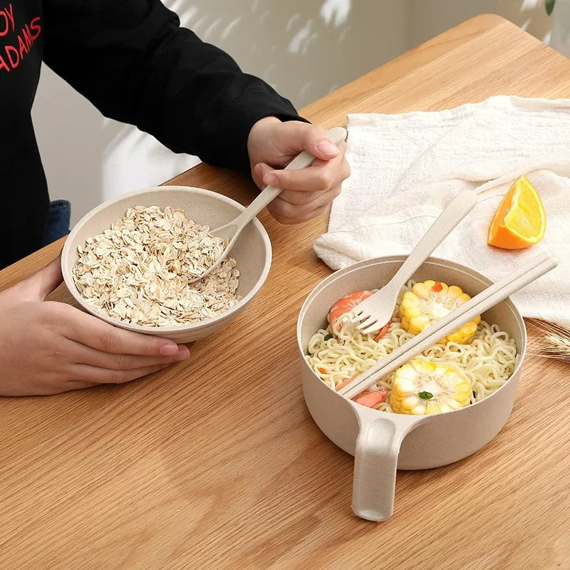 Instant Noodle Bowl with Lid