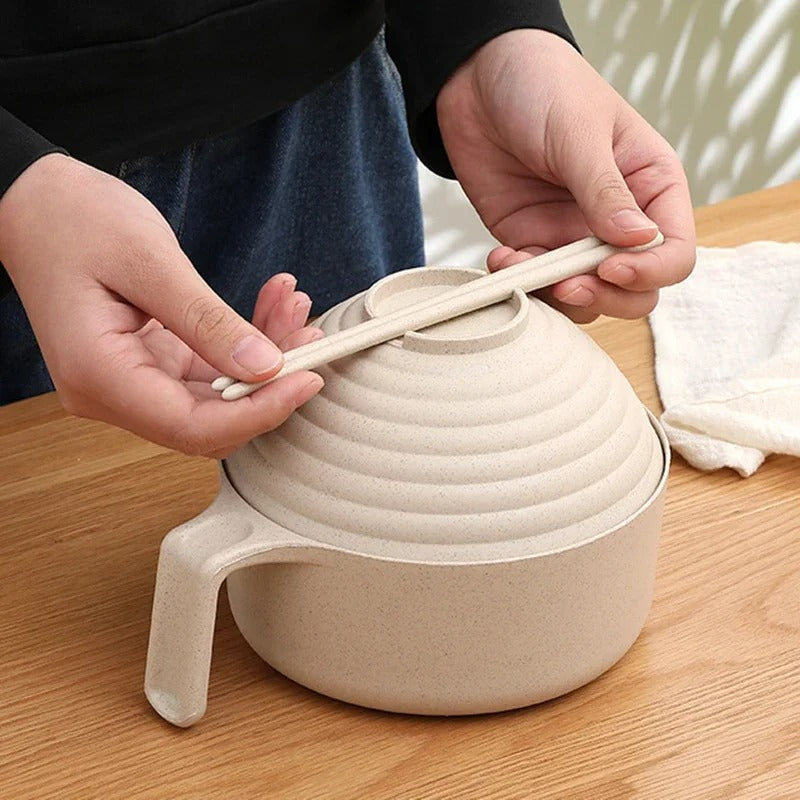 Instant Noodle Bowl with Lid